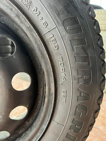 покрышка 1857014: Зимнее колесо в сборе на штампованном диске. - Шина: Goodyear — 2