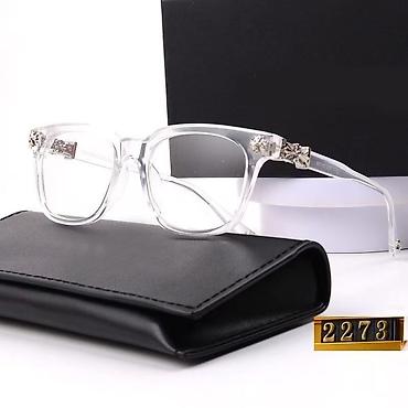 очки окли: Очки для компьютера в стиле Chrome Hearts + Чехол 🕶️ Стильные — 2