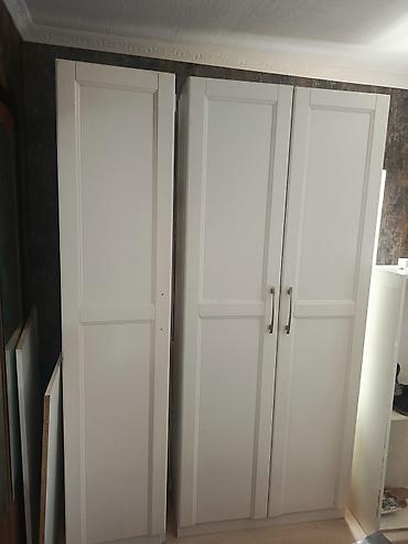 divar asilqan: İşlənmiş, 6 qapı, Ağ, Açılan, Düz dolab — 3