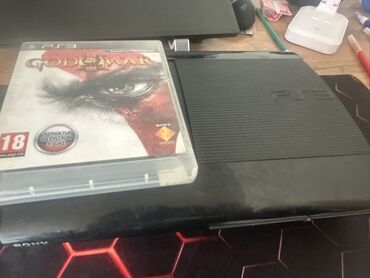 PS3 (Sony PlayStation 3): Игровая консоль Sony PlayStation 3 Super Slim + диск God of War III
