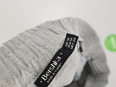 grey jeans: Bershka, Spodnie materiałowe damskie, rozmiar M — 4