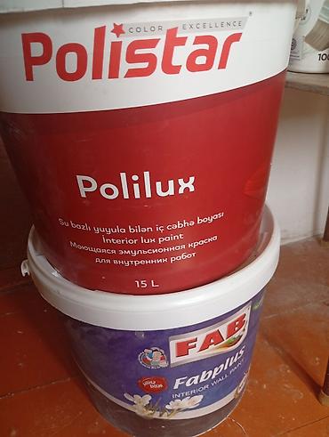 divar boyasi: Məhsul: Daxili divar boyaları – Polistar Polilux və FAB Fabplus - — 1