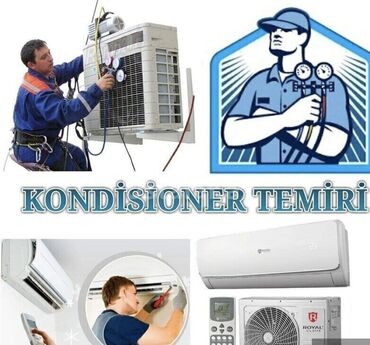 Təlim, kurslar: Təmir, Split kondisionerlər, Təmizləmə, Zəmanətlə