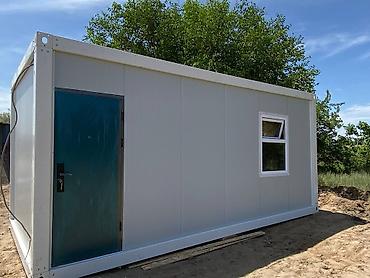 Аренда складов и мастерских: Модульный контейнер серого цвета с белой отделкой. Оснащен дверью и at lalafo.kg — 7 Аренда складов и мастерских: Модульный контейнер серого цвета с белой отделкой. Оснащен дверью и — 7