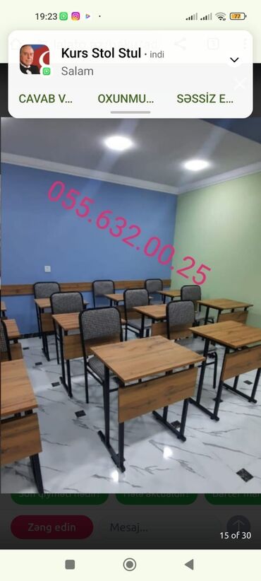 Bağ, çöl masa və oturacaq dəstləri: Yeni, Kvadrat masa, Açılmayan, Stullar ilə, Həsir toxunuşlu, Azərbaycan — 8