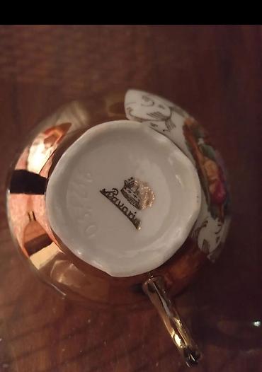 cay servisi: Çay dəsti, rəng - Qızılı, Farfor, Almaniya — 2