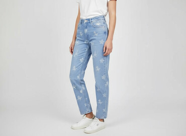 jeansy mom fit wysoki stan: H&M, Джинси жіночі, розмір S