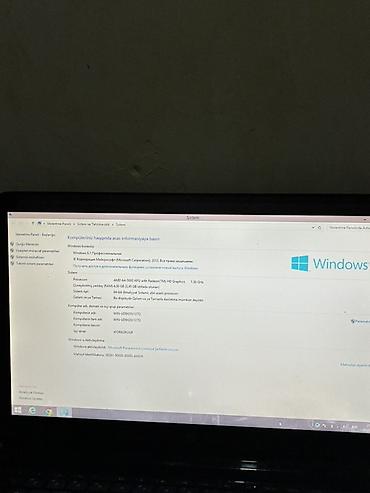 notebook samsung: HP noutbuk – 15.6" ekranlı, qara korpus. Texniki xüsusiyyətlər — 3