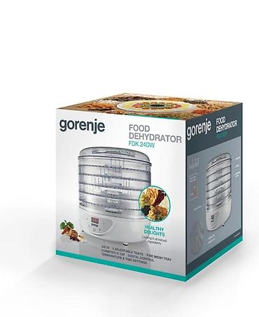 gorenje: Meyvə və tərəvəz qurudan aparat Gorenje, 5 bölməli, Yeni — 1