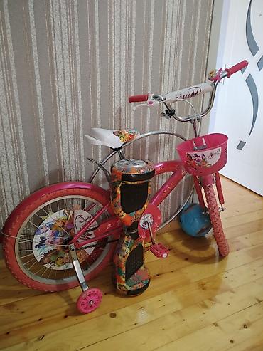 16 lik velosiped: Uşaq velosipedi – qızlar üçün dizayn - 16″ təkərlər - Ön tərəfdə — 1