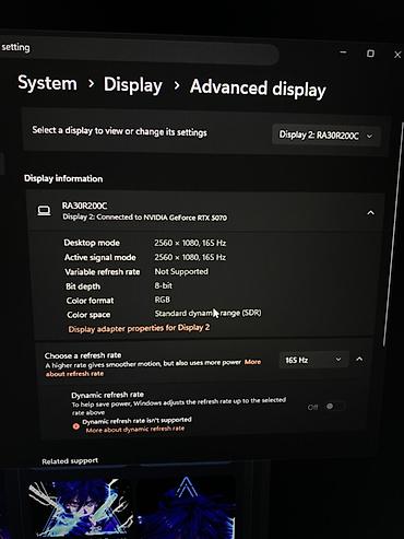 ram: Rampage RA30R200C oyun monitoru - Ekran: 30” ultra-eni, əyri panel - — 4