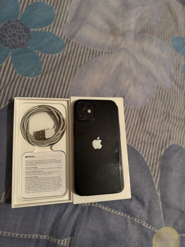 реалии: IPhone 12 mini, Б/у, 128 ГБ, Black Titanium, Зарядное устройство, Коробка, 72 %
