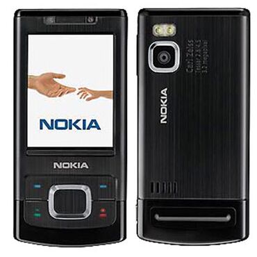 işlenmiş ucuz telefonlar: Nokia 6120 Classic, rəng - Qara, Düyməli
