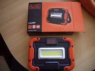 Baštenska rasveta: BLACK+DECKER prenosna LED radna lampa - Snažan COB LED panel za širok — 19