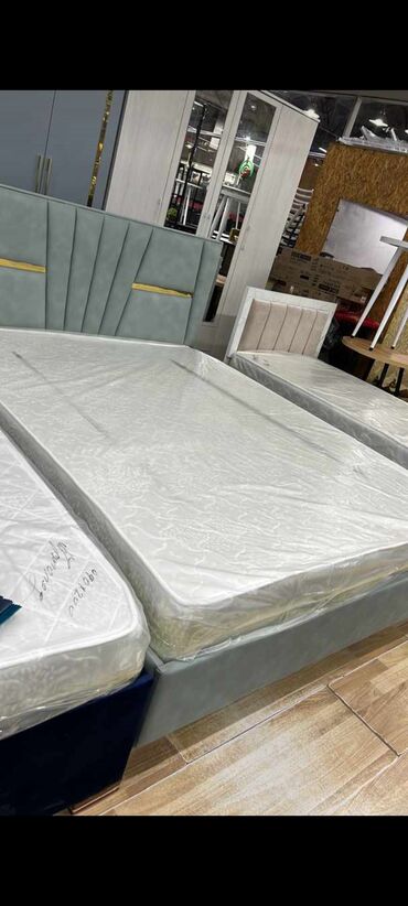 Другая мебель: Кровать Двуспальная металлическая каркас полностью обшитый разные at lalafo.kg — 6 Другая мебель: Кровать Двуспальная металлическая каркас полностью обшитый разные — 6