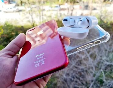 Apple iPhone: IPhone 8 Plus, Б/у, 256 ГБ, Красный, Наушники, Зарядное устройство, Защитное стекло, 100 % — 1