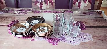 Çay dəsti, rəng - Qızılı, Şüşə lalafo.az -da Çay dəsti, rəng - Qızılı, Şüşə