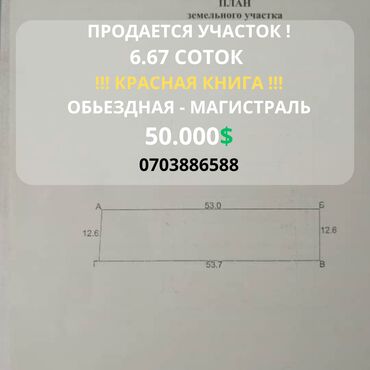 Продажа участков: 6 соток, Для строительства, Договор купли-продажи, Красная книга