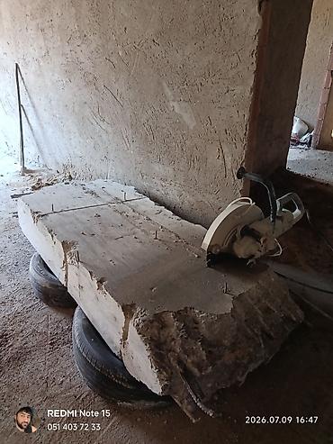 Beton işləri: Beton kəsmə xidməti - Divar, döşəmə və tavanlarda dəqiq və səliqəli — 11