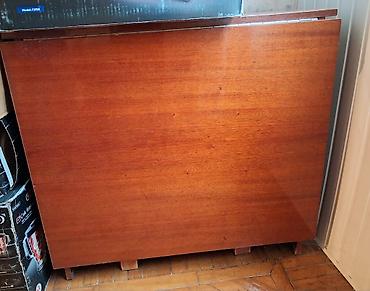 Ev və bağ: Qatlanan taxta polirovka masa - Material: bərk ağac, səliqəli — 1