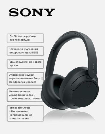 спортивная бутылка: Наушники SONY WH-CH720N