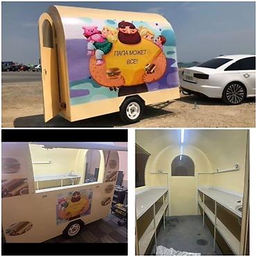 Qiymeti 7000 azn. Burger,hotdog,fast food satmaq ucun vaqon,karavan