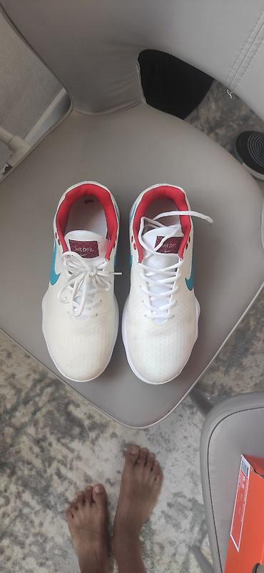 just do it: Кроссовки Nike (бег/тренировки) - Верх: дышащий текстиль белого цвета — 1