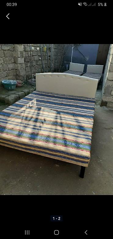 Çarpayı təzə Hazırı var Çatdırılma var 1 nəfərlik 60 manat 2 nəfərlik