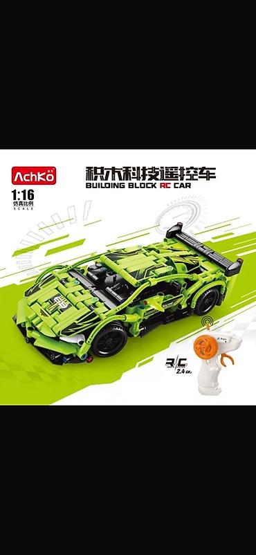 lego konstruktor: Achko Building Block RC Car – 1:16 miqyaslı radiouzaqlıdan idarə — 1