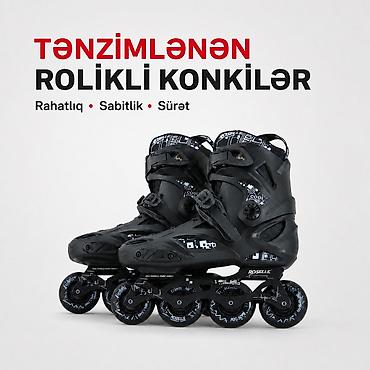 Спорт и отдых: №: 12805 Məhsulun adı: Roliklər Roselle, ölçü 42-44, qara Brend — 2