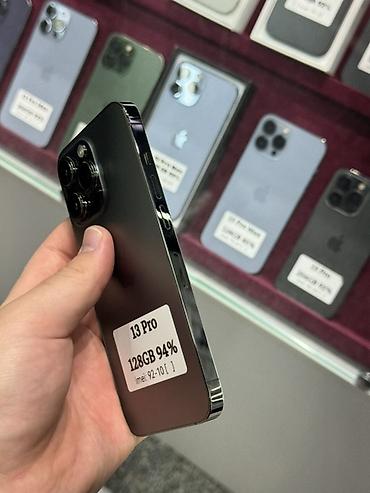 core: IPhone 13 Pro, Б/у, 128 ГБ, Графит, Защитное стекло, Чехол, Кабель, В рассрочку, 94 % — 3