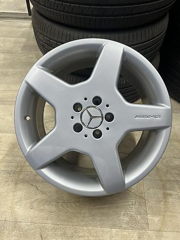 Литые Диски R 18 AMG, Комплект, отверстий - 5, Б/у at lalafo.kg Литые Диски R 18 AMG, Комплект, отверстий - 5, Б/у
