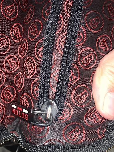 Барсетки: Сумка через плечо BUTUN, мужская - Материал: черная фактурная кожа с — 15