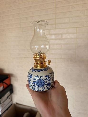 aminol yağ: Yenidir keramika dır, Yağ lampası – dekorativ porcelan gövdəli, şüşə — 3
