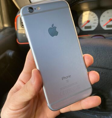 Apple iPhone: IPhone 6s, Б/у, 128 ГБ, Серебристый, Защитное стекло, Чехол, 100 %