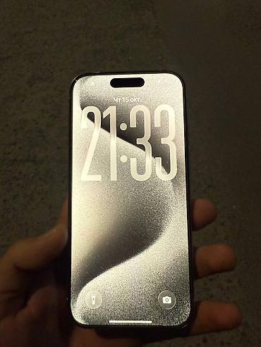 iphone 15 max: IPhone 15 Pro, Б/у, 256 ГБ, Серебристый, 86 % — 2