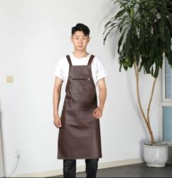 трикотажная одежда мужская: Кожанный фартук. Кожа фартук. Материал эко кожа. Легко очистить от