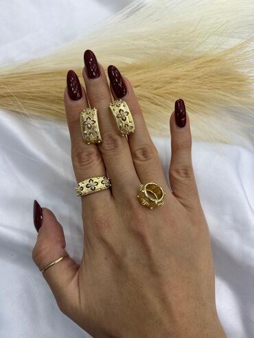 Bijuteriya dəstləri: Qızılı rəngdə zərgərlik dəstləri - Dörd yarpaq yonca dizaynlı dəst — 4