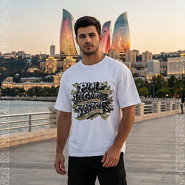 принт на футболку баку: 95% pambıq, Türkiyə xammalı — keyfiyyətli toxuma, uzunömürlü çap 👕 Çap — 3
