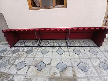 maraqlı bayraq şəkilləri: Qırmızı tent/baldaxan – fasad və vitrinlər üçün - Forma: yarımdairəvi — 1