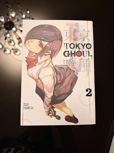 manga kitab: Tokyo Ghoul manga cildləri – 1 2 və 3-cü hissələr. Müəllif: **Sui — 3