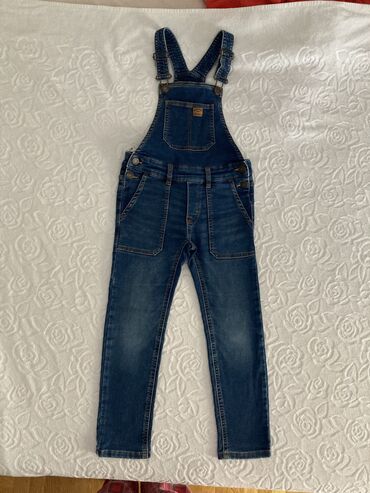 mugler farmerke: Lindex, Jeans with suspenders, 110-116