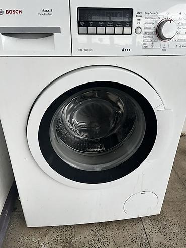 qab yuyan xanim: Bosch Maxx 8 VarioPerfect paltaryuyan maşın - Yüksək enerji — 1