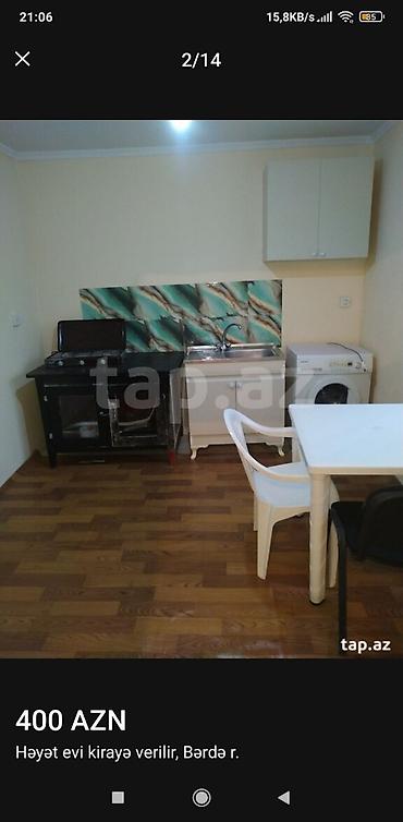 Uzunmüddətli kirayə evlər: 10 kv. m, 2 otaqlı, Qaz, İşıq, Su — 3