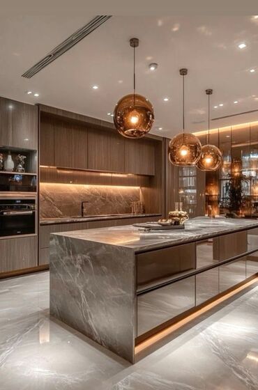 Sifarişlə mətbəx mebeli: Sifarişlə mətbəx dəsti, Parlaq laminat — 8