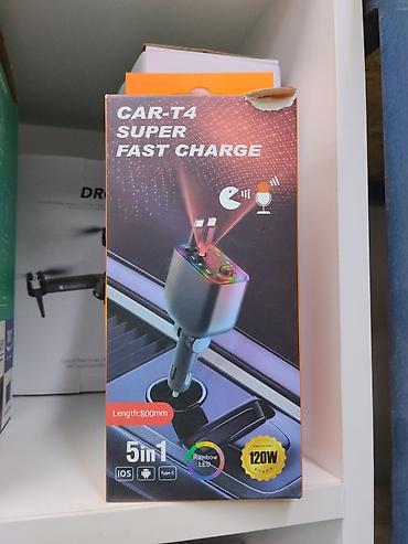 зарядники: Автомобильное зарядное устройство CAR‑T4 Super Fast Charge - Мощность — 1