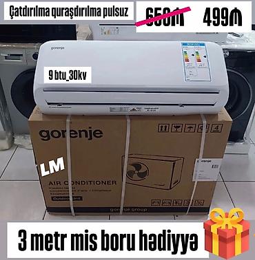 gorenje mikseri: Gorenje split kondisioner, 9 BTU / 30 kv.m üçün nəzərdə tutulmuş — 1