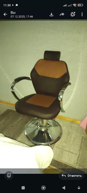 mingəcevir mebel: Bərbər/kosmetologiya üçün tənzimlənən salon kreslosu - Ergonomik — 1