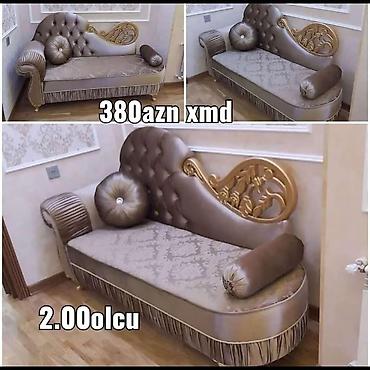 divan: Klassik üslubda elegant dizayna malik taxt. - Ölçü: 2.00 (üzərində — 1