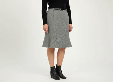 spódnice na gumce dla puszystych: Women`s skirt, size 3XL